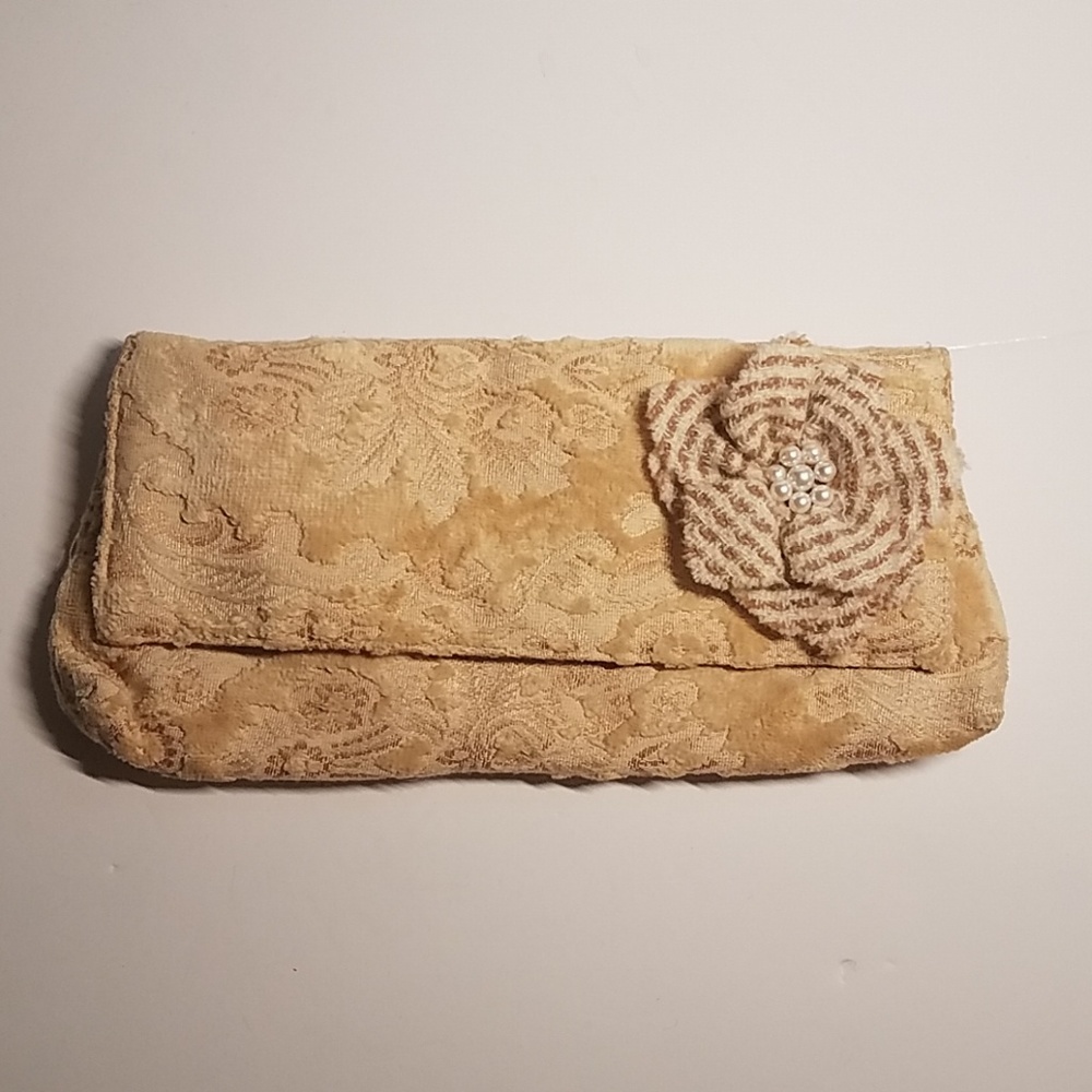 Tan Clutch